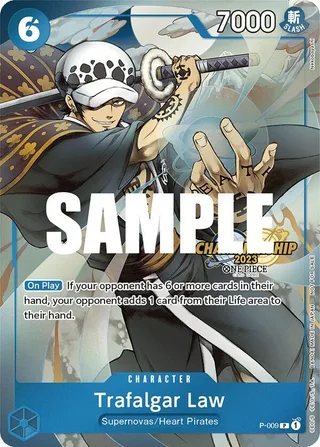 Trafalgar Law (CS 2023 Celebration Pack) #P-009-cs-2023-celebration-pack · One Piece Promotion Cards One Piece card