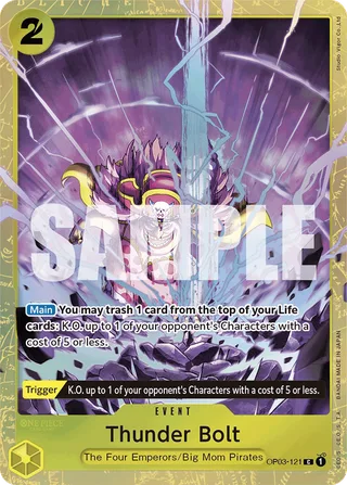 Thunder Bolt (Judge Pack Vol. 2) #OP03-121-judge-pack-vol-2 · One Piece Promotion Cards One Piece card