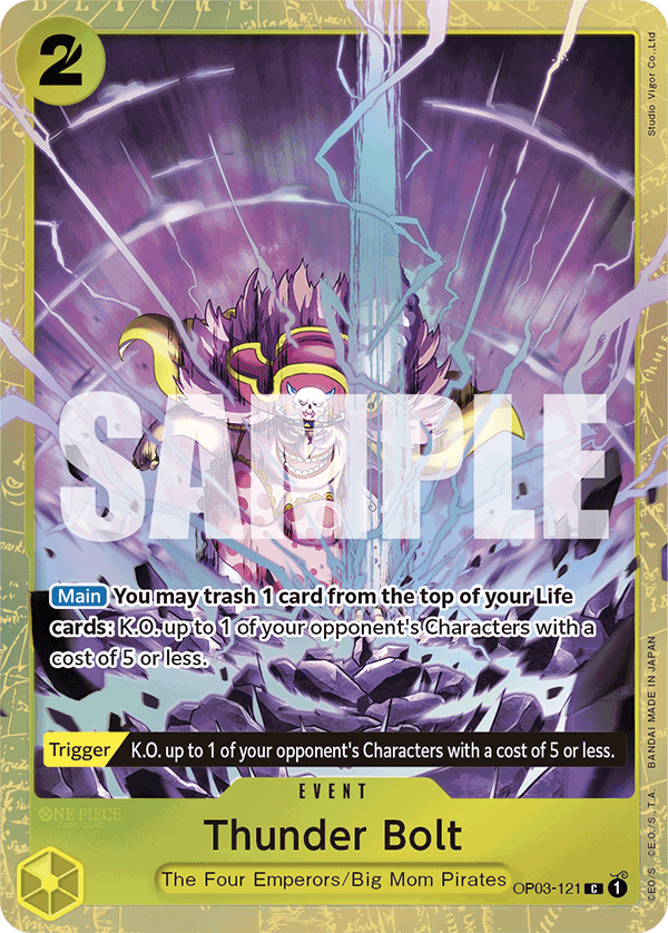 Thunder Bolt (Judge Pack Vol. 2) full card art