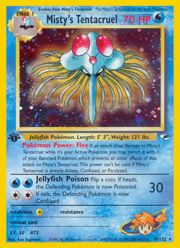 Misty's Tentacruel full card art