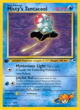 Misty's Tentacool · Gym Heroes Pokémon card