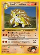 Brock's Sandslash · Gym Heroes Pokémon card