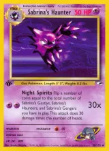 Sabrina's Haunter · Gym Heroes Pokémon card