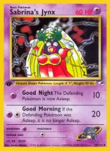 Sabrina's Jynx · Gym Heroes Pokémon card