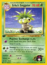 Erika's Exeggutor · Gym Heroes Pokémon card
