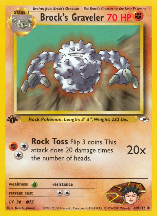 Brock's Graveler full card art
