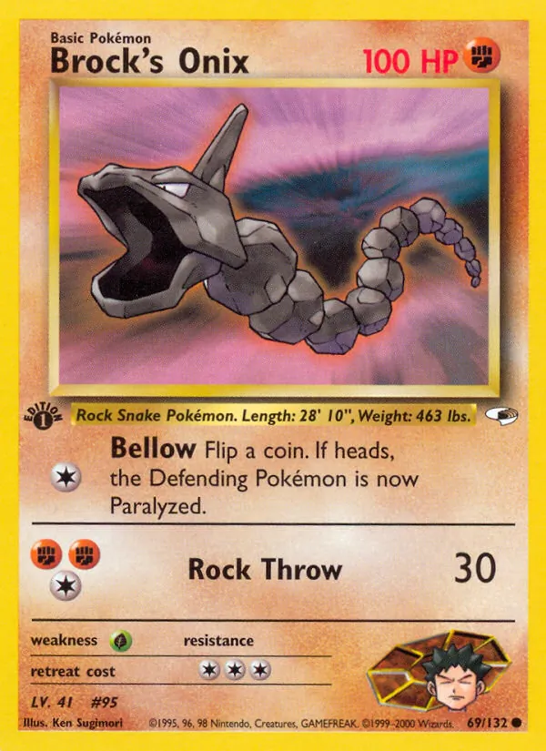 Brock's Onix full card art