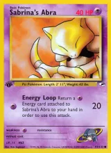 Sabrina's Abra · Gym Heroes Pokémon card
