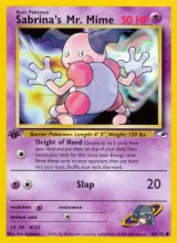 Sabrina's Mr. Mime · Gym Heroes Pokémon card