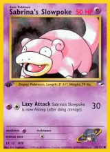 Sabrina's Slowpoke · Gym Heroes Pokémon card