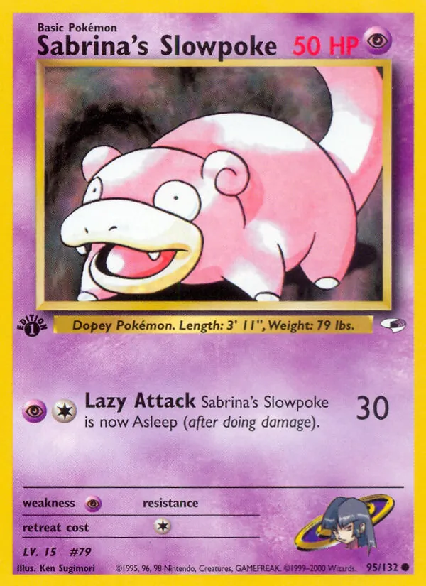 Sabrina's Slowpoke full card art