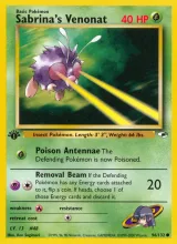 Sabrina's Venonat · Gym Heroes Pokémon card