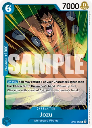 Jozu #OP08-047 · Two Legends One Piece card