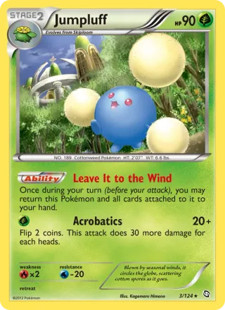 Jumpluff #3 · Dragons Exalted Pokémon card