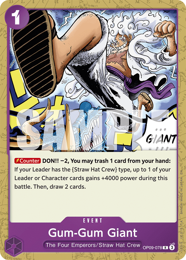 Gum-Gum Giant (Reprint) full card art