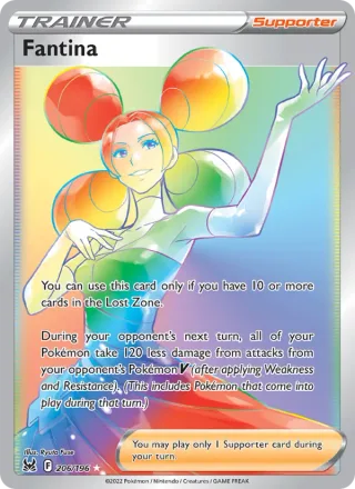Fantina #206 · Lost Origin Pokémon card