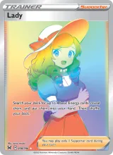 Lady · Lost Origin Pokémon card
