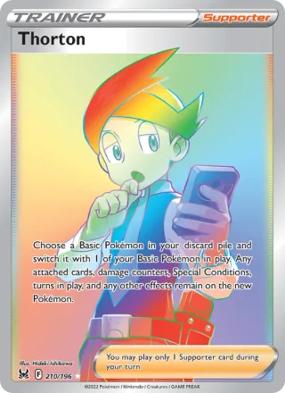 Thorton #210 · Lost Origin Pokémon card