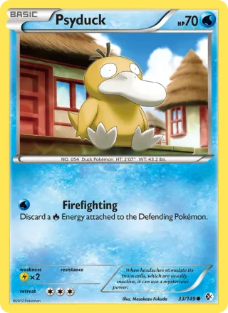Psyduck #33 · Boundaries Crossed Pokémon card