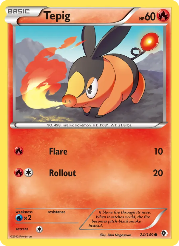 Tepig full card art