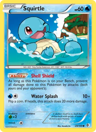 Squirtle #29 · Boundaries Crossed Pokémon card