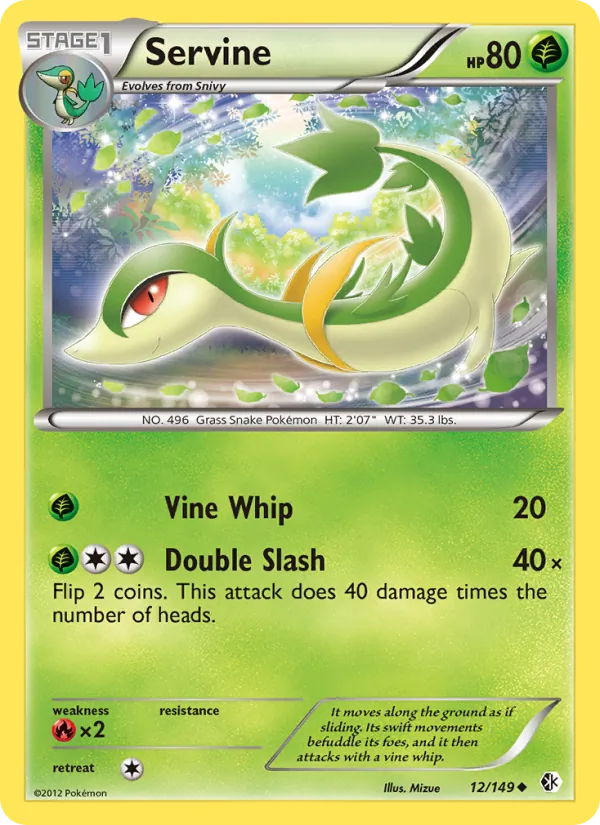 Servine full card art