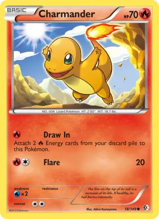 Charmander #18 · Boundaries Crossed Pokémon card