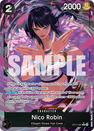 Nico Robin (Alternate Art) #OP17-087-alternate-art · The World's Strongest Warriors One Piece card