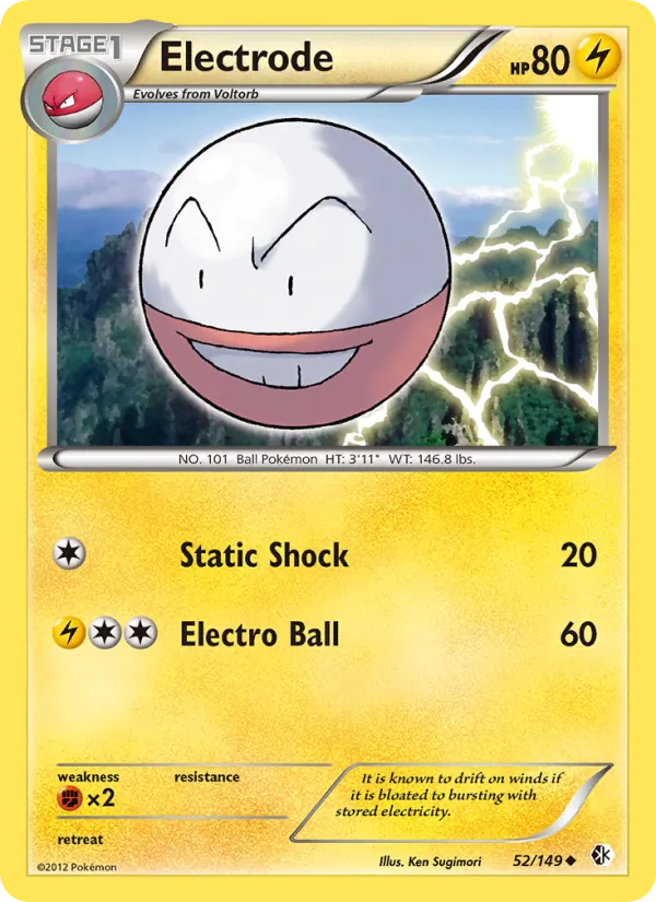 Electrode full card art