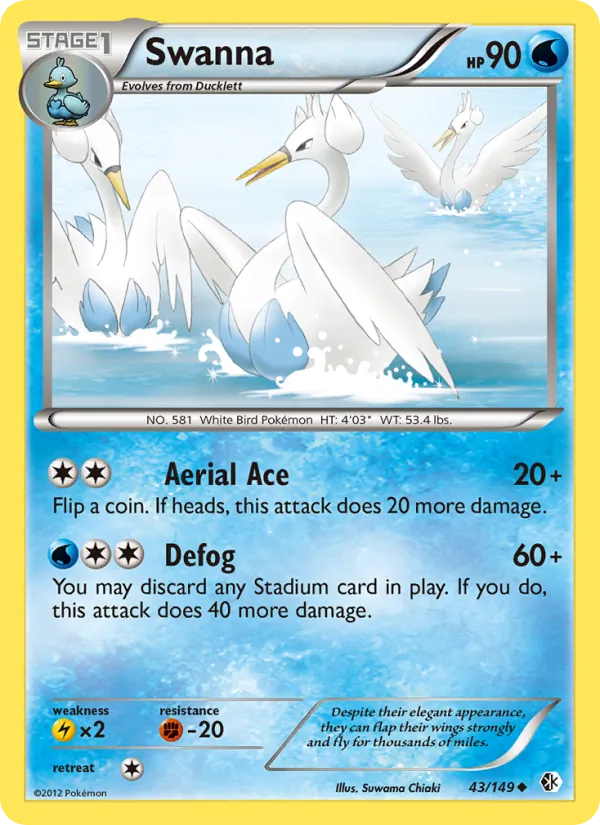 Swanna full card art
