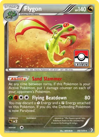 Flygon #99 · Boundaries Crossed Pokémon card