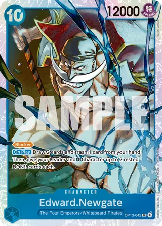 Edward.Newgate #OP13-042 · Carrying On His Will One Piece card