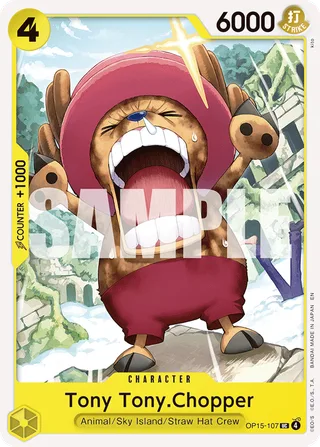Tony Tony.Chopper #OP15-107 · Adventure on Kami's Island One Piece card