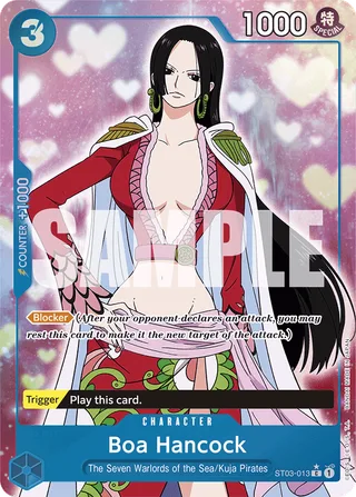 Boa Hancock (Alternate Art) #ST03-013-alternate-art · Premium Booster -The Best- One Piece card