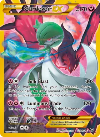 Gardevoir EX #116 · Steam Siege Pokémon card