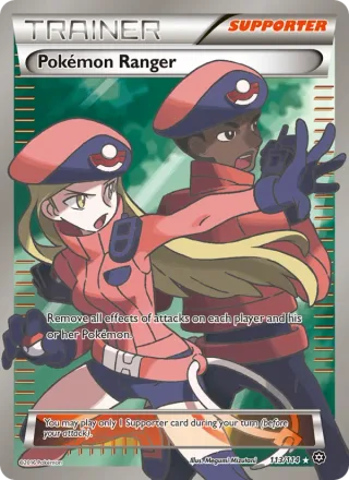 Pokémon Ranger #113 · Steam Siege Pokémon card