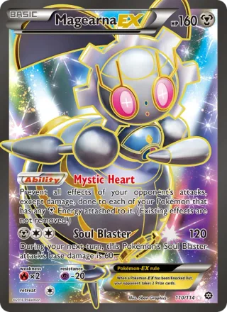 Magearna EX #110 · Steam Siege Pokémon card