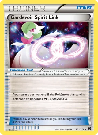 Gardevoir Spirit Link #101 · Steam Siege Pokémon card