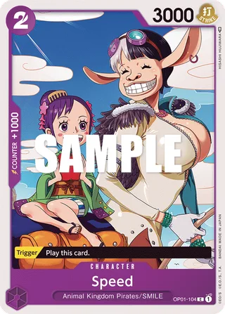 Speed #OP01-104 · Romance Dawn One Piece card