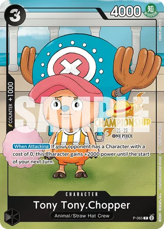 Tony Tony.Chopper (CS 25-26 Event Pack) #P-065-cs-25-26-event-pack · One Piece Promotion Cards One Piece card