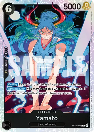 Yamato #OP16-098 · The Time of Battle One Piece card
