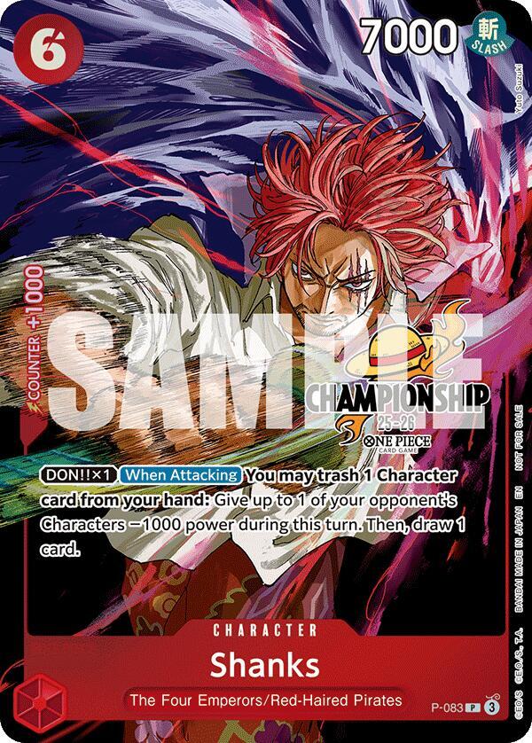 Shanks (CS 25-26 Event Pack Finalist Ver.) full card art