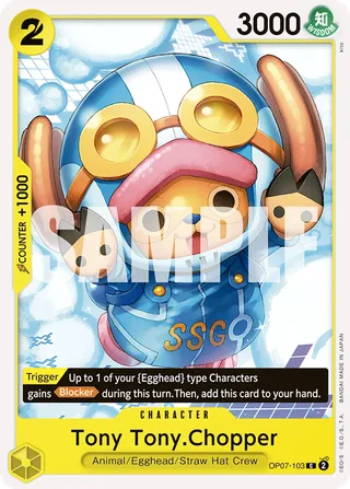 Tony Tony.Chopper #OP07-103 · 500 Years in the Future Pre-Release Cards One Piece card