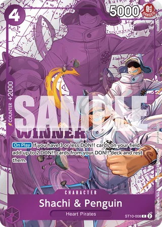 Shachi & Penguin (Tournament Pack 2025 Vol. 4) #ST10-008-tournament-pack-2025-vol-4 · One Piece Promotion Cards One Piece card