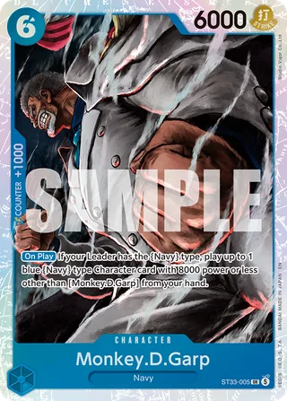 Monkey.D.Garp #ST33-005 · ST-33: Starter Deck 33 BLUE Kuzan One Piece card