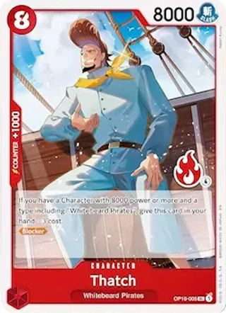Thatch (Ace Deck) #OP16-005-ace-deck · Set Sail Deck Set One Piece card