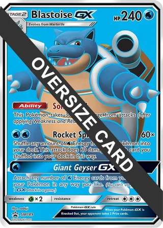 Blastoise GX - SM189 (Black Star Promos) #SM189 · Jumbo cards Pokémon card