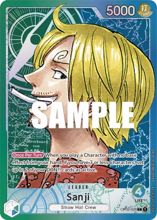 Sanji (Alternate Art) #OP02-026-alternate-art · Paramount War One Piece card