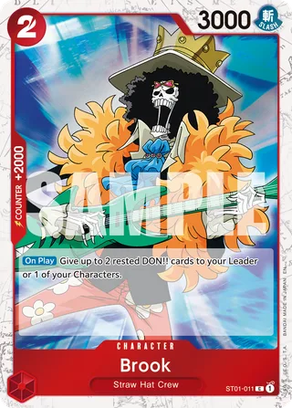 Brook (CS 2023 Celebration Pack) #ST01-011-cs-2023-celebration-pack · One Piece Promotion Cards One Piece card