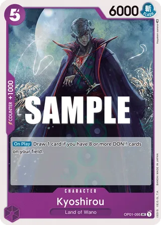 Kyoshirou #OP01-095 · Romance Dawn One Piece card